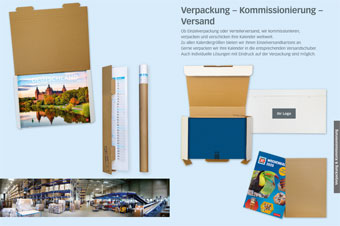 Verpackung/Kommissionierung/Versand