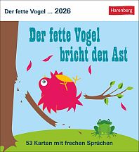 Der fette Vogel bricht den Ast